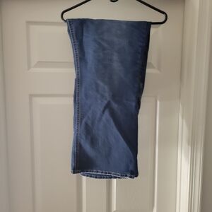 Maurices Blue Flare Wide Leg Jeans with Rich Denim